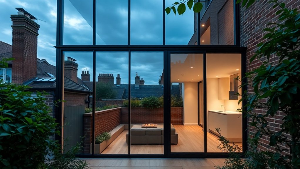 Glass Extension Walls Grove Park