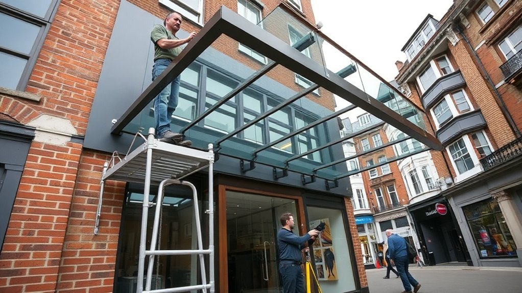 Shopfront Canopy Grove Park